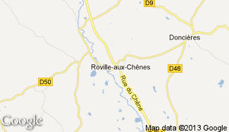 Plan de Roville-aux-Chênes