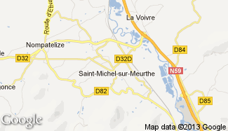 Plan de Saint-Michel-sur-Meurthe