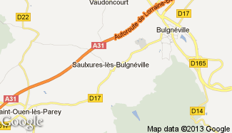 Plan de Saulxures-lès-Bulgnéville