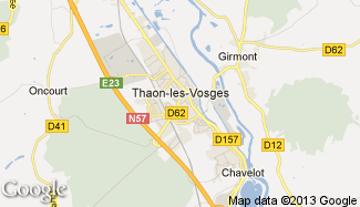 Plan de Thaon-les-Vosges