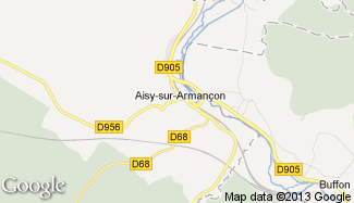 Plan de Aisy-sur-Armançon