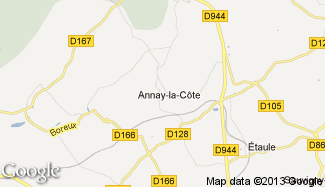 Plan de Annay-la-Côte