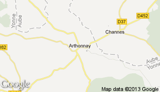 Plan de Arthonnay