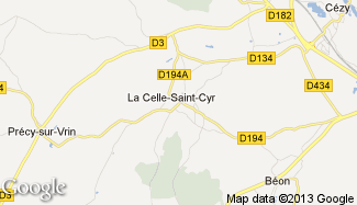 Plan de La Celle-Saint-Cyr