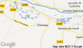 Plan de Champlay