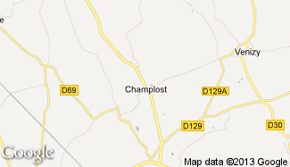 Plan de Champlost