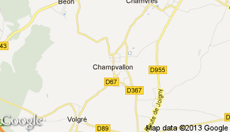 Plan de Champvallon