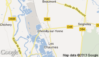 Plan de Chemilly-sur-Yonne