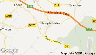 Plan de Fleury-la-Vallée