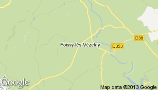 Plan de Foissy-lès-Vézelay