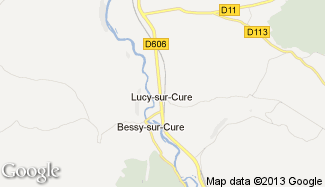 Plan de Lucy-sur-Cure