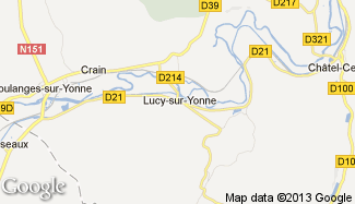 Plan de Lucy-sur-Yonne