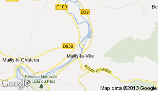 Plan de Mailly-la-Ville