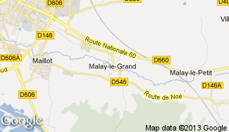 Plan de Malay-le-Grand