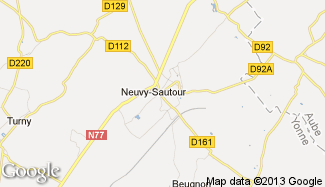 Plan de Neuvy-Sautour