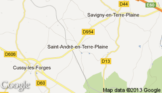 Plan de Saint-André-en-Terre-Plaine