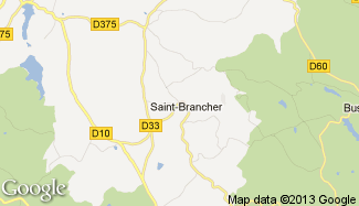 Plan de Saint-Brancher