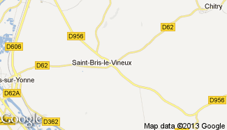 Plan de Saint-Bris-le-Vineux