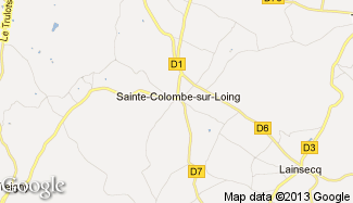 Plan de Sainte-Colombe-sur-Loing