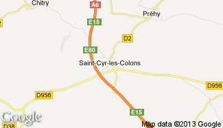 Plan de Saint-Cyr-les-Colons