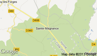 Plan de Sainte-Magnance