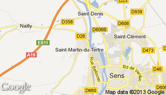 Plan de Saint-Martin-du-Tertre