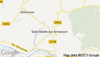 Plan de Saint-Martin-sur-Armançon