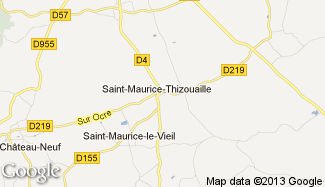 Plan de Saint-Maurice-Thizouaille