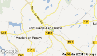 Plan de Saint-Sauveur-en-Puisaye