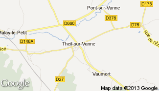 Plan de Theil-sur-Vanne