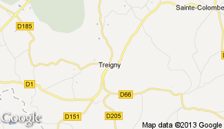 Plan de Treigny