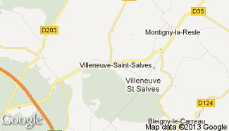 Plan de Villeneuve-Saint-Salves