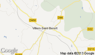 Plan de Villiers-Saint-Benoît