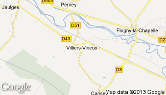 Plan de Villiers-Vineux