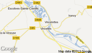 Plan de Vincelles