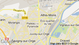 Plan de Athis-Mons