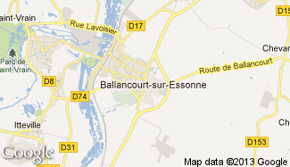Plan de Ballancourt-sur-Essonne