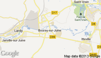 Plan de Bouray-sur-Juine