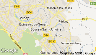 Plan de Boussy-Saint-Antoine