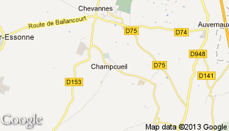 Plan de Champcueil