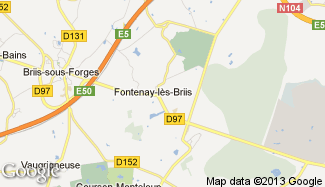 Plan de Fontenay-lès-Briis