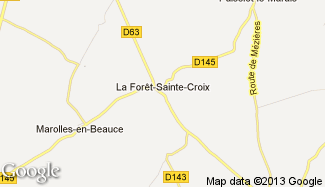 Plan de La Forêt-Sainte-Croix