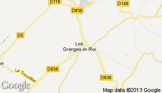 Plan de Les Granges-le-Roi