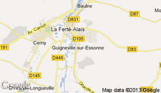 Plan de Guigneville-sur-Essonne