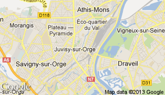 Plan de Juvisy-sur-Orge