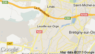 Plan de Leuville-sur-Orge