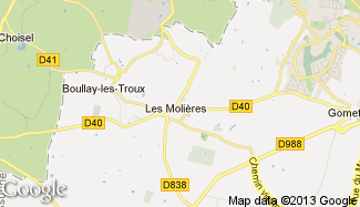 Plan de Les Molières