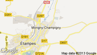 Plan de Morigny-Champigny