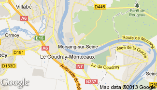 Plan de Morsang-sur-Seine