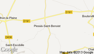 Plan de Plessis-Saint-Benoist